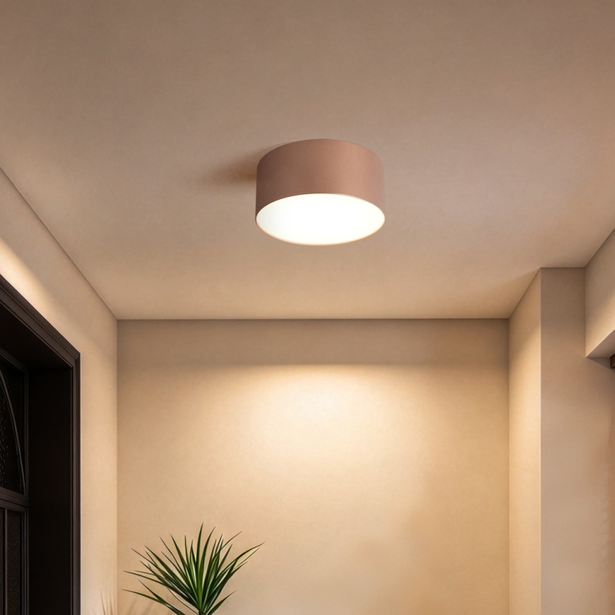 BRILAGI - Plafoniera da esterno LED FORIS LED/14W/230V Ø 12 cm finitura bronzata IP44