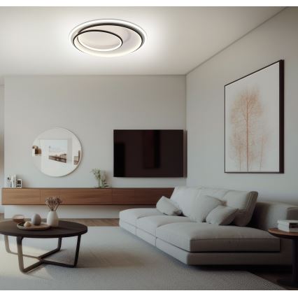 Brilagi - Plafoniera LED dimmerabile FLARE LED/38W/230V Ø 48 cm 3000-6000K con telecomando