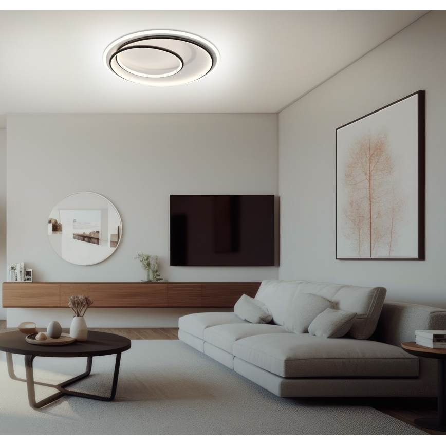 Brilagi - Plafoniera LED dimmerabile FLARE LED/38W/230V Ø 48 cm 3000-6000K con telecomando