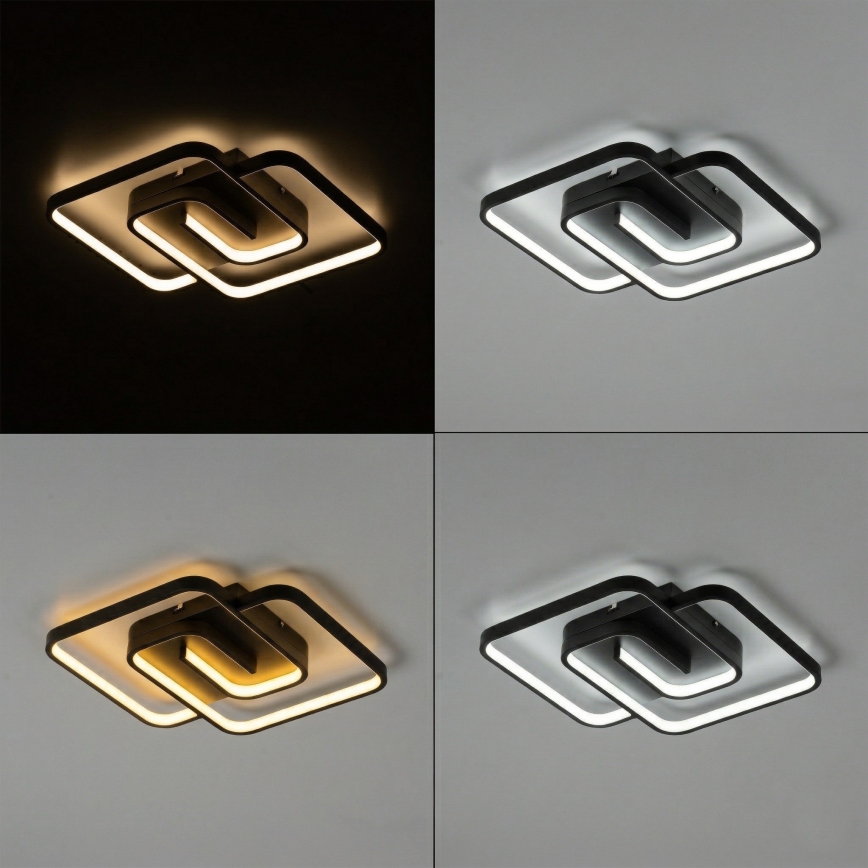 Brilagi - Plafoniera LED dimmerabile VELO LED/64W/230V 3000-6500K 48x48 cm + telecomando