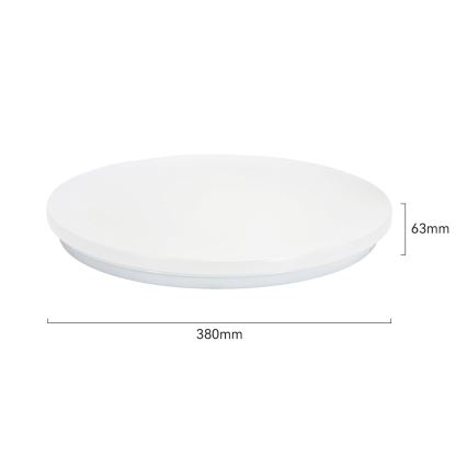 Brilagi - Plafoniera a LED MILKY WAY, 24W/230V, 3000K, diam. 38 cm
