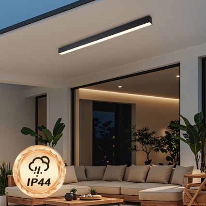 Brilagi - Plafoniera da bagno LED SLEEKLINE LED/40W/230V 3000/4500/6000K nera IP44