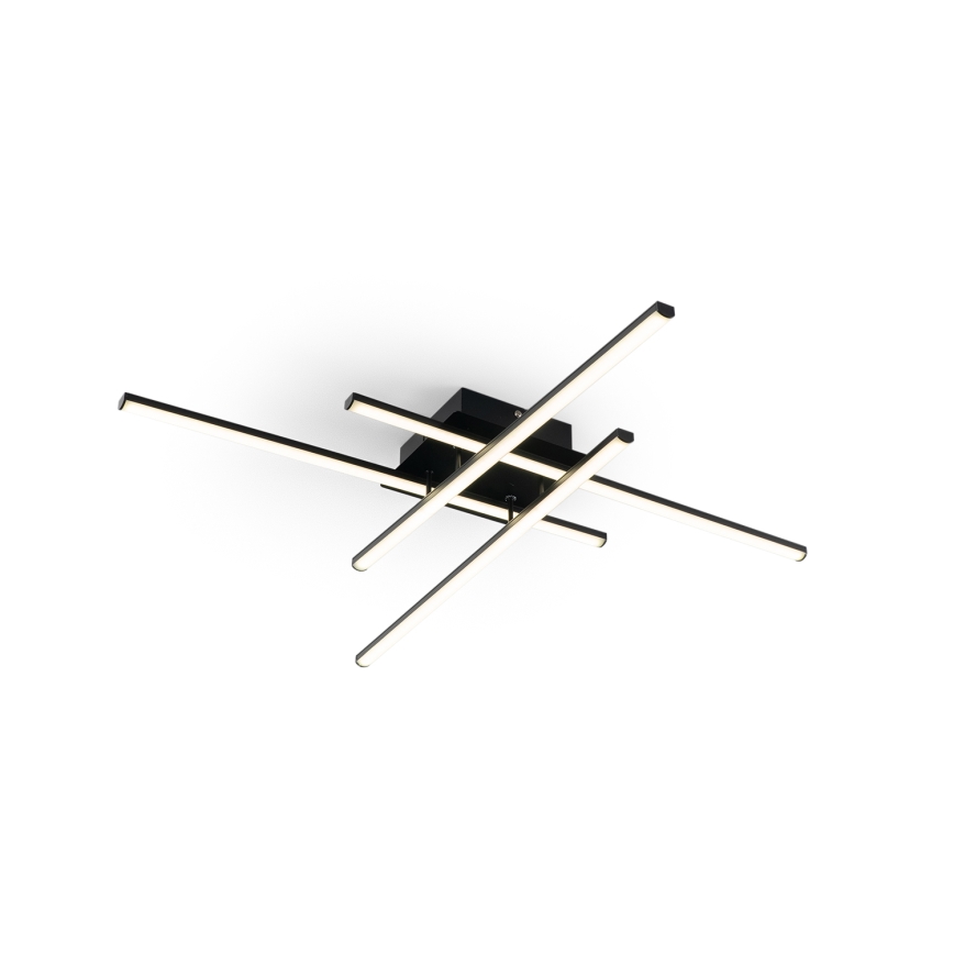 Brilagi - Plafoniera LED STRIPES LED/37W/230V 68x68 cm nero