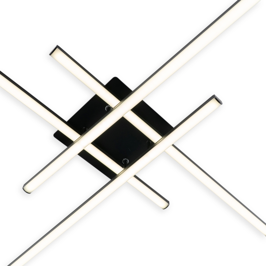 Brilagi - Plafoniera LED STRIPES LED/37W/230V 68x68 cm nero