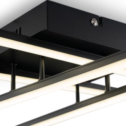 Brilagi - Plafoniera LED STRIPES LED/37W/230V 68x68 cm nero