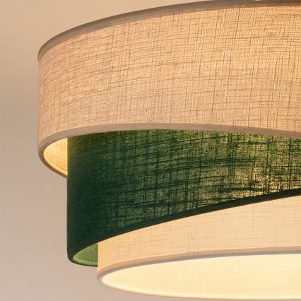 Brilagi - Plafoniera a montaggio superficiale ARROW 1xE27/60W/230V Ø45 cm beige/verde/bianco