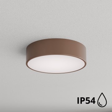 Brilagi - Plafoniera a soffitto per bagno CLARE 2xE27/24W/230V Ø 30 cm IP54 marrone