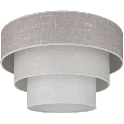 Brilagi - Plafoniera ALASKA LUNETA 1xE27/15W/230V diametro 45 cm grigio/color crema