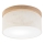 Brilagi - Plafoniera BELLADONNA 1xE27/15W/230V diametro 30 cm color crema/quercia