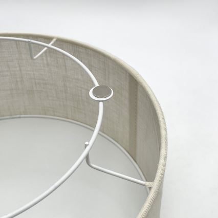Brilagi - Plafoniera BELLADONNA 1xE27/15W/230V diametro 30 cm color crema/quercia