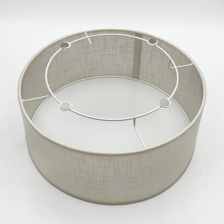 Brilagi - Plafoniera BELLADONNA 1xE27/15W/230V diametro 30 cm color crema/quercia