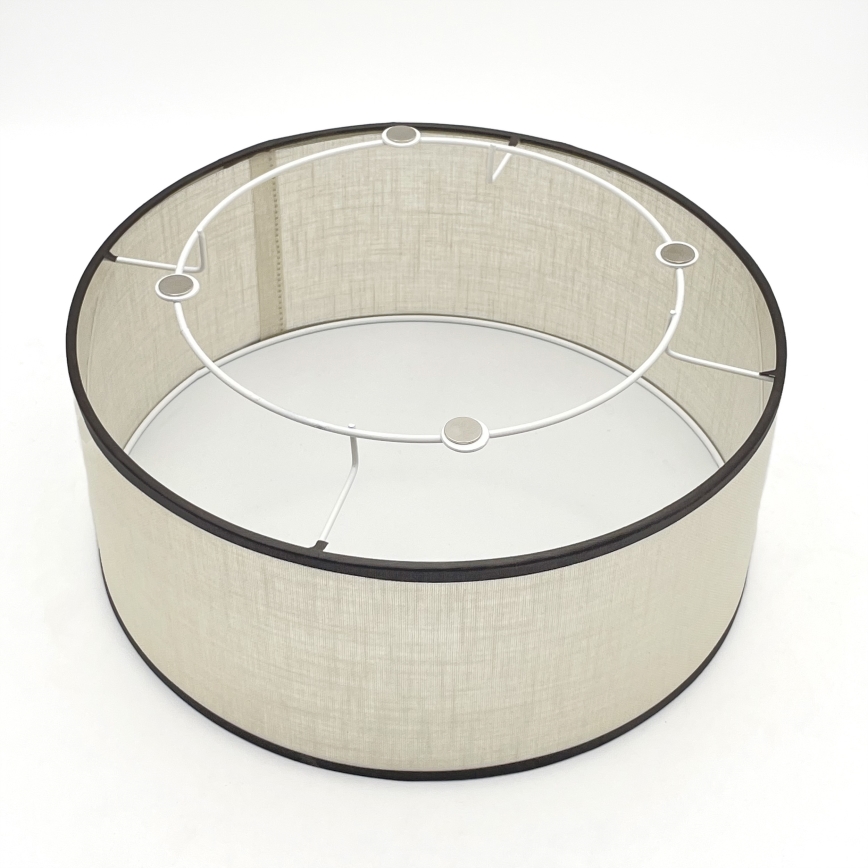 Brilagi - Plafoniera BELLADONNA 1xE27/15W/230V diametro 30 cm color crema/quercia