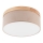 Brilagi - Plafoniera BELLADONNA 2xE27/15W/230V beige/pino