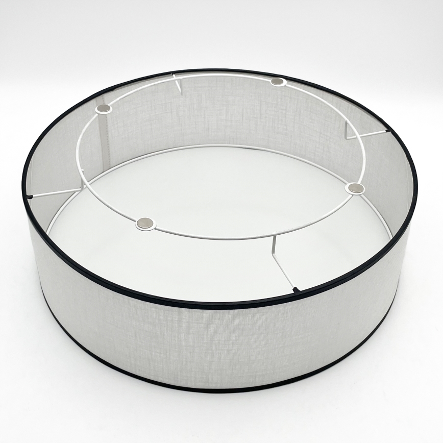 Brilagi - Plafoniera BELLADONNA 2xE27/15W/230V diametro 40 cm bianco/quercia