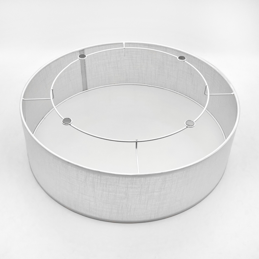 Brilagi - Plafoniera BELLADONNA 2xE27/15W/230V diametro 40 cm bianco/quercia