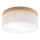 Brilagi - Plafoniera BELLADONNA 2xE27/15W/230V diametro 40 cm color crema/quercia
