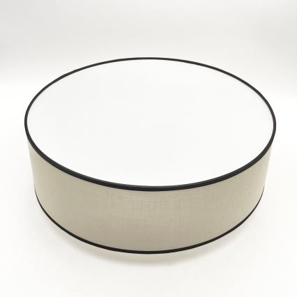 Brilagi - Plafoniera BELLADONNA 2xE27/15W/230V diametro 40 cm color crema/quercia