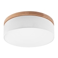 Brilagi - Plafoniera BELLADONNA 3xE27/15W/230V bianco/quercia