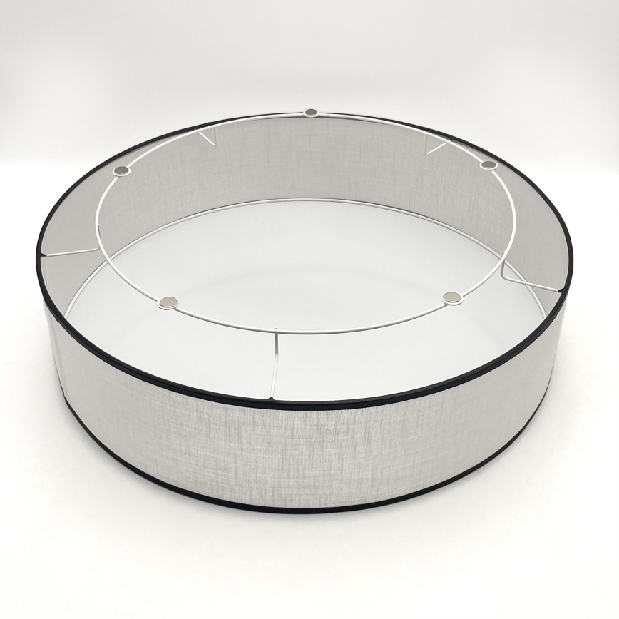 Brilagi - Plafoniera BELLADONNA 3xE27/15W/230V diametro 50 cm bianco/quercia