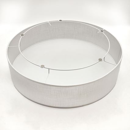 Brilagi - Plafoniera BELLADONNA 3xE27/15W/230V diametro 50 cm bianco/quercia