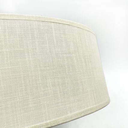 Brilagi - Plafoniera BELLADONNA 3xE27/15W/230V diametro 50 cm color crema/quercia