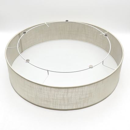 Brilagi - Plafoniera BELLADONNA 3xE27/15W/230V diametro 50 cm color crema/quercia