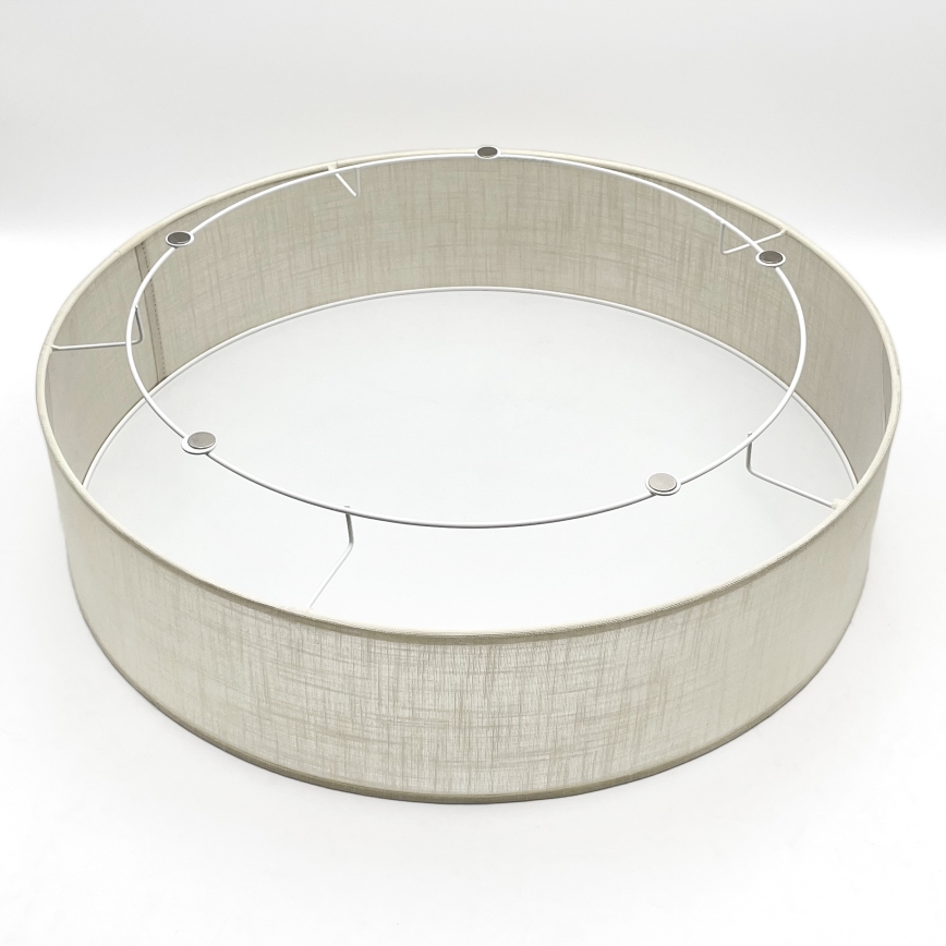 Brilagi - Plafoniera BELLADONNA 3xE27/15W/230V diametro 50 cm color crema/quercia