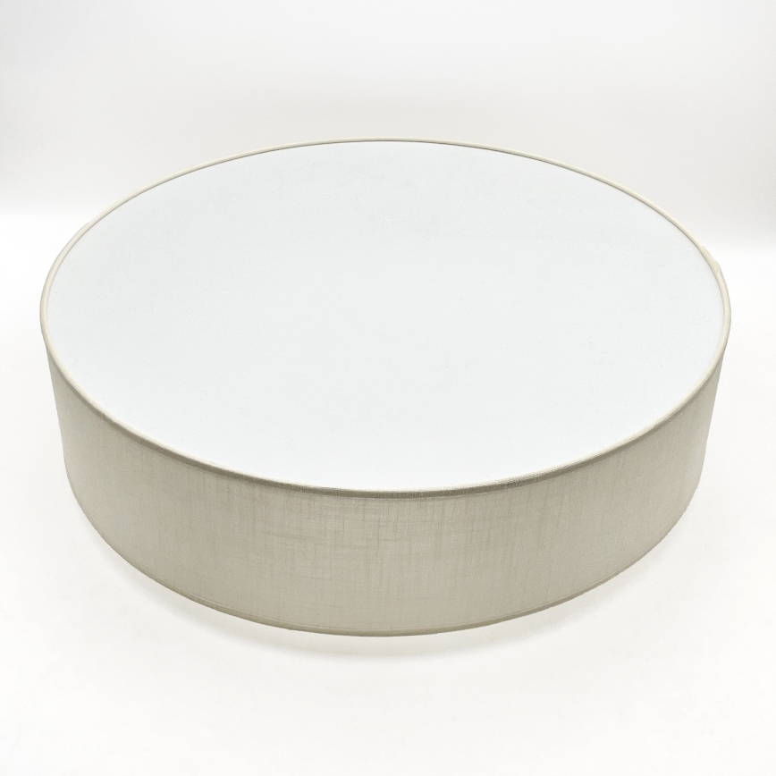 Brilagi - Plafoniera BELLADONNA 3xE27/15W/230V diametro 50 cm color crema/quercia