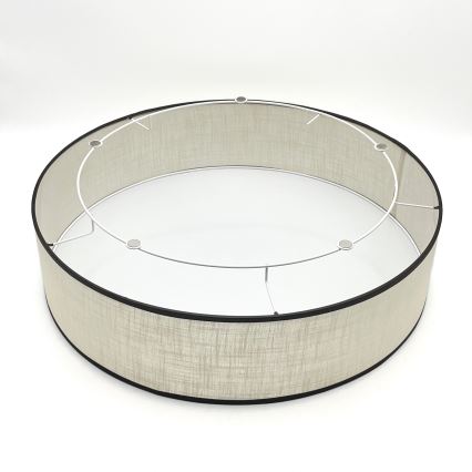 Brilagi - Plafoniera BELLADONNA 3xE27/15W/230V diametro 50 cm color crema/quercia
