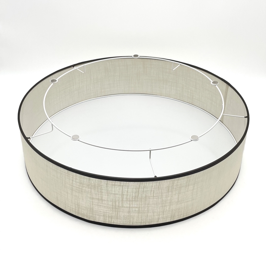 Brilagi - Plafoniera BELLADONNA 3xE27/15W/230V diametro 50 cm color crema/quercia