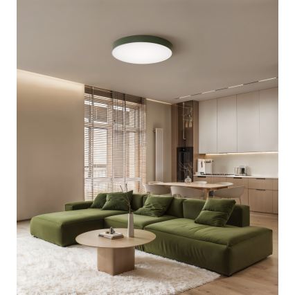 Brilagi - Plafoniera CLARE 4xE27/24W/230V Ø 50 cm kaki