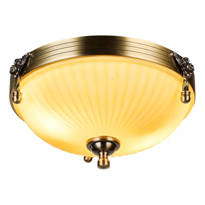 Brilagi - Plafoniera CLASSIC 2xE27/60W/230V ottone