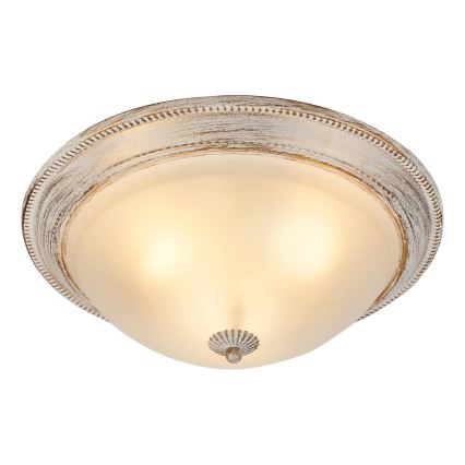 Brilagi - Plafoniera CLASSIC 3xE27/60W/230V color crema/patina