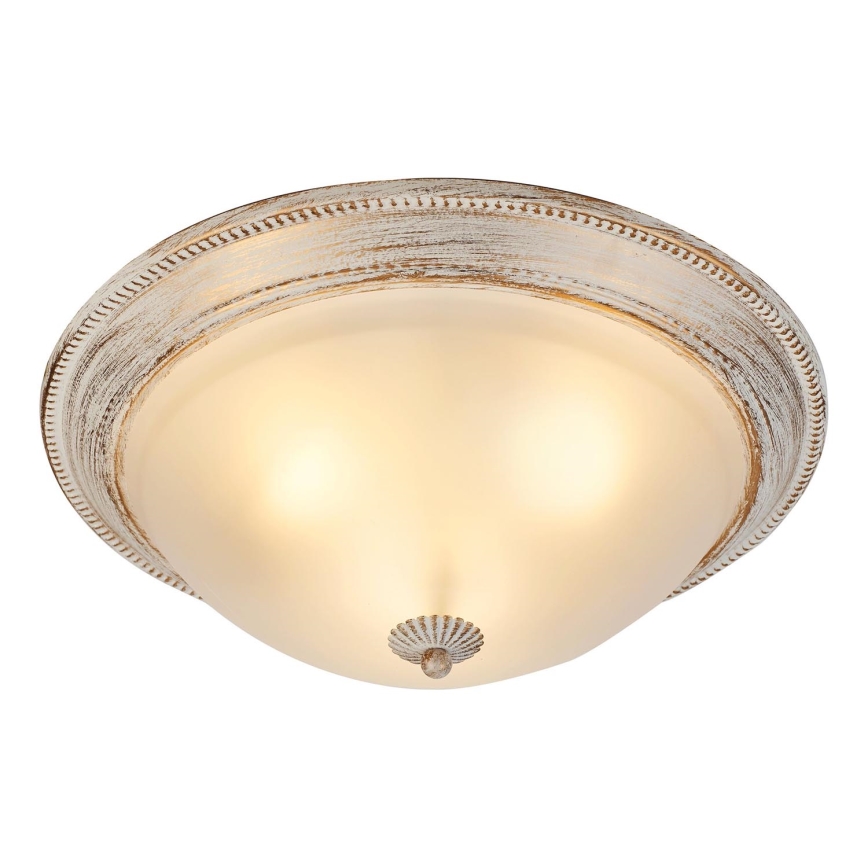 Brilagi - Plafoniera CLASSIC 3xE27/60W/230V color crema/patina