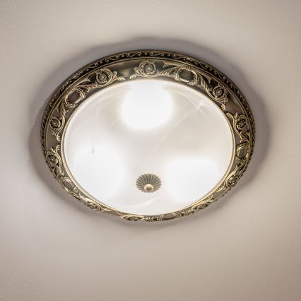 BRILAGI - Plafoniera CLASSIC 3xE27/60W/230V ottone