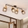 Brilagi - Plafoniera con 4 faretti BASKLITE 4xE27/15W/230V legno/nero