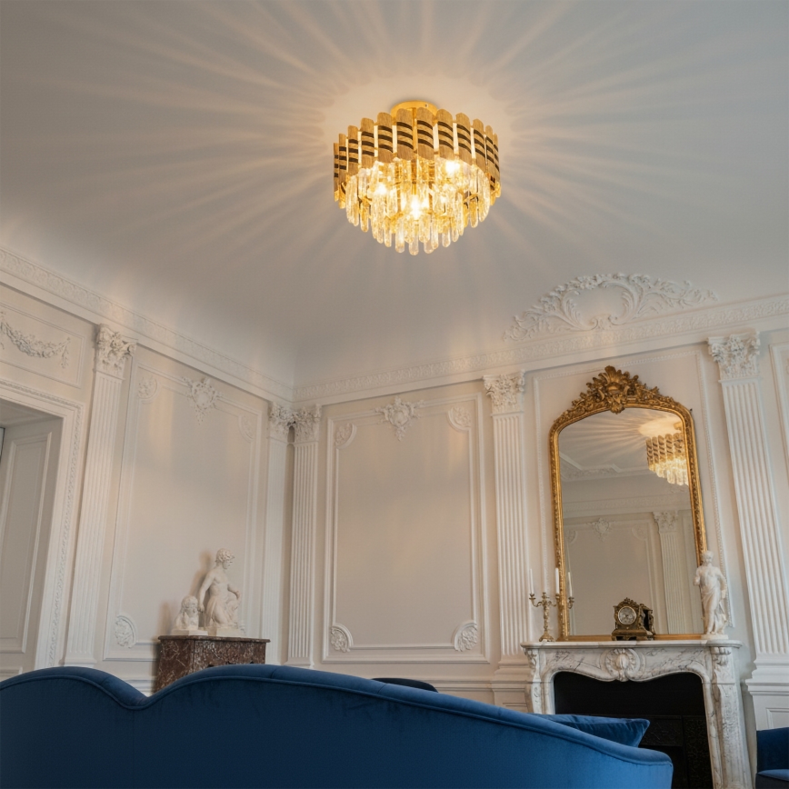 Brilagi - Plafoniera CRISTAL 5xE14/40W/230V Ø 38 cm