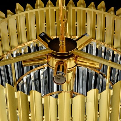 Brilagi - Plafoniera CRISTAL 5xE14/40W/230V Ø 43 cm