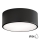 Brilagi - Plafoniera da bagno CLARE 1xE27/24W/230V diametro 20 cm IP54 nero
