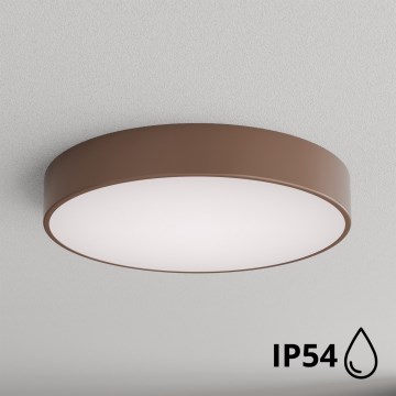 Brilagi - Plafoniera da bagno CLARE 4xE27/24W/230V Ø 50 cm IP54 marrone