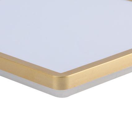 Brilagi - Plafoniera da bagno LED ULTRA SLIM 24W/230V 42x42 cm dorata IP54