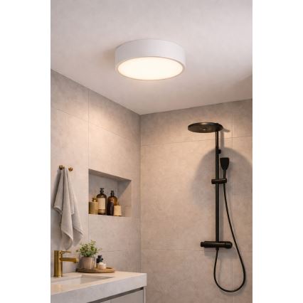 Brilagi - Plafoniera da bagno POOL 4xE27/15W/230V Ø 50 cm IP54 bianca