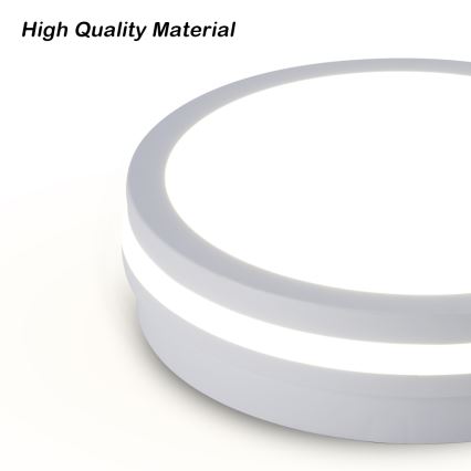 Brilagi - Plafoniera da esterno a LED BENE LED/18W/230V ø 21,5 cm bianca IP54