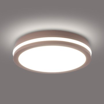 Brilagi - plafoniera da esterno a LED BENE LED/24W/230V Ø 26 cm marrone IP54