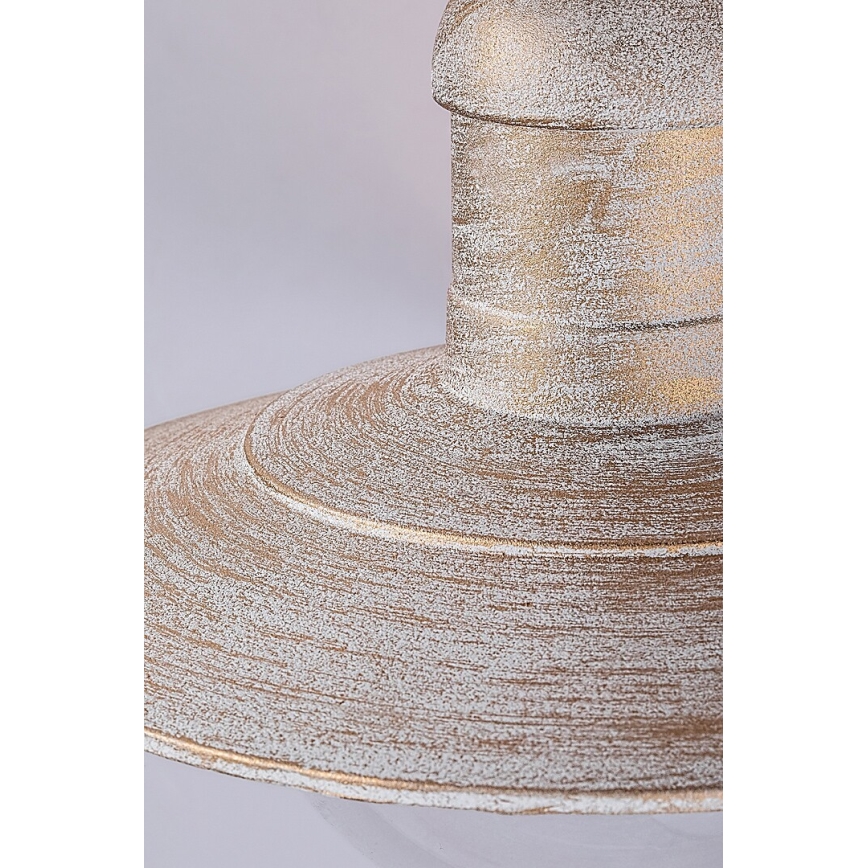 Brilagi - Plafoniera da esterno MOLDE 1xE27/60W IP44 bianco/patina