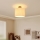 Brilagi - Plafoniera da soffitto NORDIC WAVE 1xE27/15W/230V Ø 32 cm lino/nero