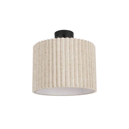 Brilagi - Plafoniera da soffitto NORDIC WAVE 1xE27/15W/230V Ø 32 cm lino/nero