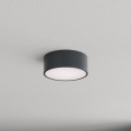 Brilagi - Plafoniera da soffitto per bagno con sensore di movimento e sensore crepuscolare CLARE 1xE27/24W/230V Ø 20 cm antracite IP54