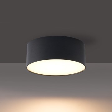 Brilagi - Plafoniera da soffitto per bagno LED FORIS LED/9W/230V Ø 9 cm nera IP44