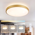 Brilagi - Plafoniera dimmerabile a LED GLASS POOL DOUBLE LED/60W/230V 3000-6000K 50 cm dorata + telecomando
